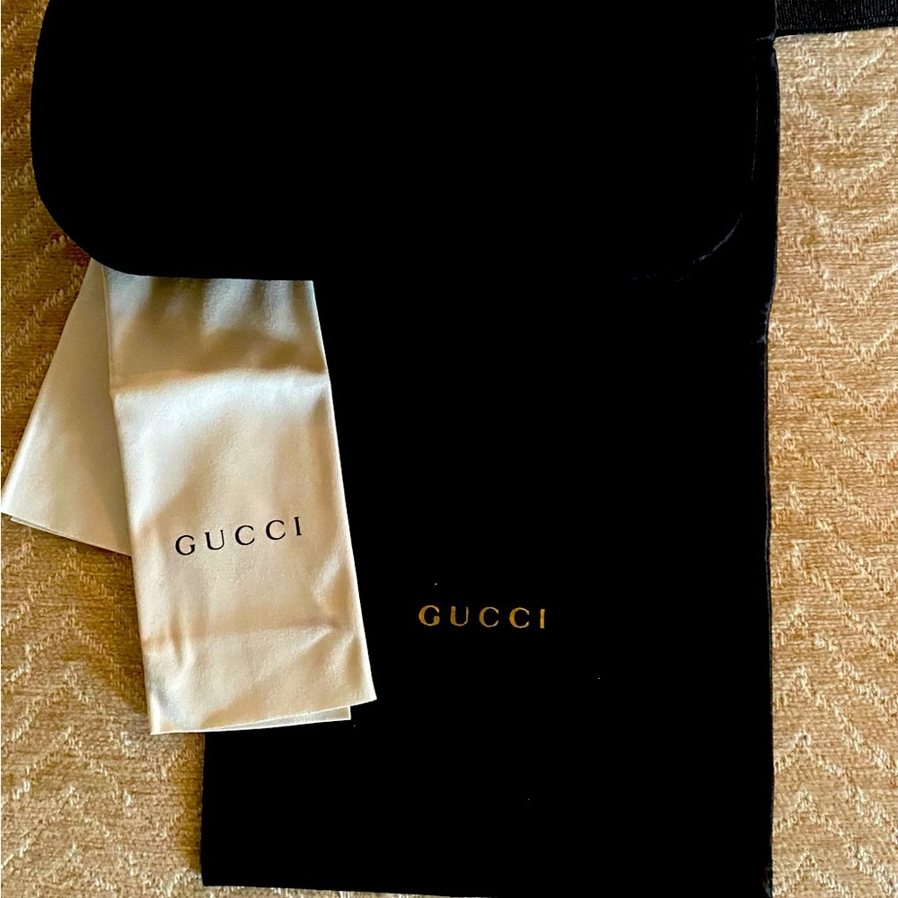Authentic Gucci sunglass/eyeglass case